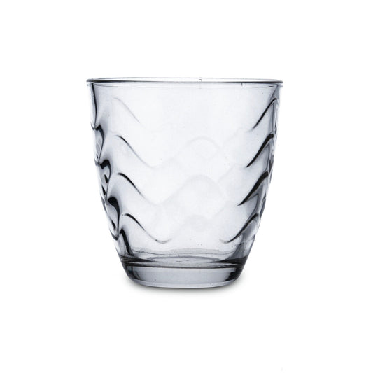 Gläserset Quid Waves Durchsichtig Glas 260 ml (6 Stück)