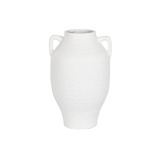 Vase Home ESPRIT Weiß Fiberglas 30 x 30 x 46 cm
